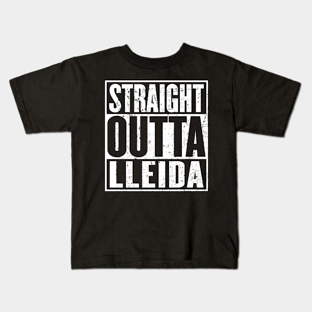 Straight Outta Lleida Vintage Kids T-Shirt by HeroGifts